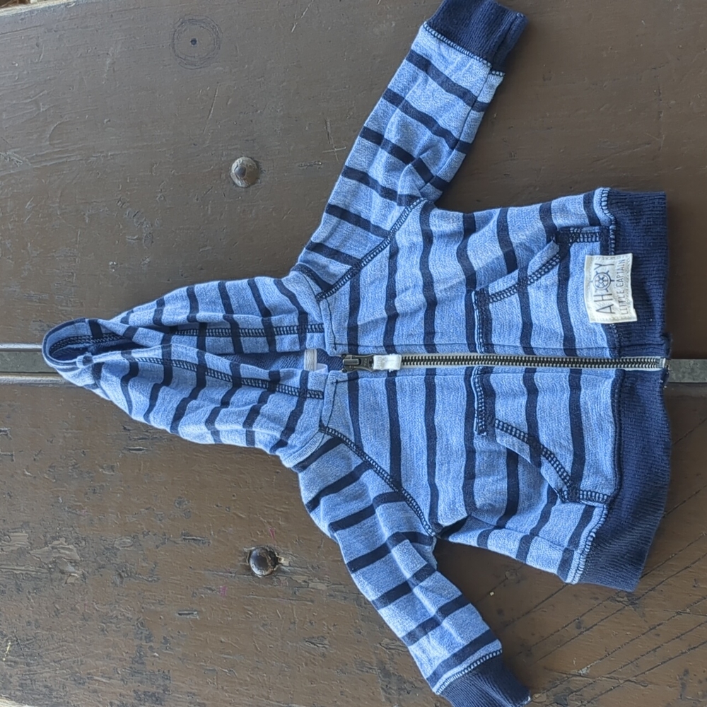 Cute Carter's Zip Hoodie Sweatshirt- 3MO